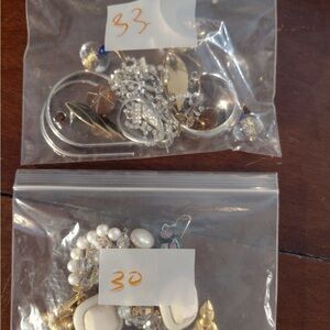 Assorted Jewelry Lot with Silver and Gold Tones